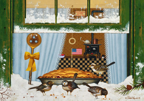 Buffalo Games - Charles Wysocki - 300 Piece Jigsaw Puzzle for Families - Bird Pie - Finished Size 21.25 x 15.00