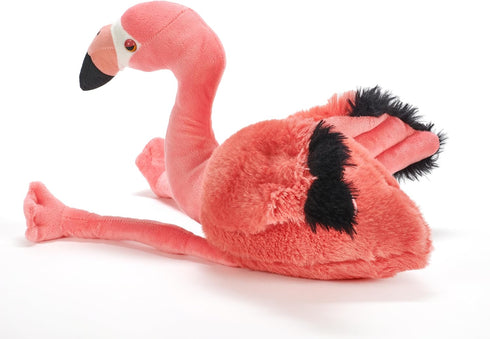 12 inches The Petting Zoo Flamingo Stuffed Animal, Gifts for Kids, Wild Onez Zoo Animals, Flamingo Plush Toy