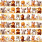 30 Pieces Mini Stuffed Safari Animals - Small Plush Jungle Toys, 4.8 Inch Cute Plush Lion, Tiger, Elephant for Baby