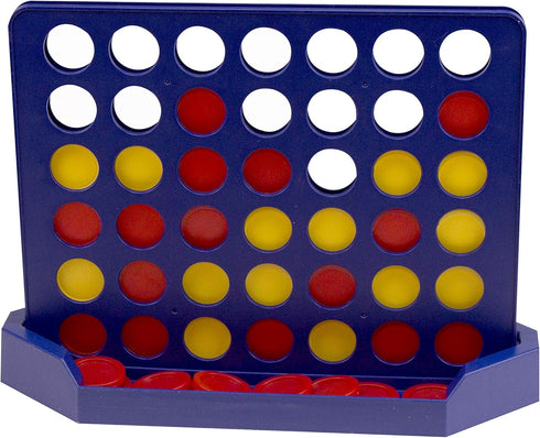 Pressman 4 In A Row - Head to Head Strategy Game, 5", Multicolor