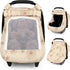 Pea Pod Muslin Baby Car Seat Cover, with Extra Large Mesh Window Breathable Infant