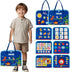 AIXMEET 3 4 5 6Year Skills,ABC,123,Shape,Color,Animal,Weather,Toddler Toddler Busy Board Montessori Toys for Old