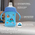Avima Baby 10 oz Spill Proof Sippy Cup - Interchangeable Soft Spout Nipple Trainer Cup with Handles - Set of 2, Blue