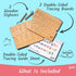 3-5 3 Hulats Learn to Write - Number & Letter Tracing Boards for Kids Ages - Wooden Alphabet Learning Montessori Year