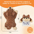 26" 5 Lbs GILFWM Weighted Stuffed Animals Dog, Heatable and Coolable Weighted Plush with Microwavable Heating