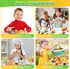 78Pc Pretend Play Food for Kids Kitchen, Cutting Toy Food with Storage Basket, Play Kitchen Accessories, Food Toys