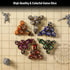 DND Dice Set, 42 Pcs Polyhedral Dice Set with Colorful Animal Pattern Dice Bag and PU Leather Dice Tray