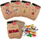 Valentines Day Gifts for Kids - 30 Pack Love Bug Card Bulk, Funny Greeting Valentine Exchange Cards for School