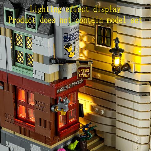 LED Light Kit Compatible with Harry Potter Gringotts Wizarding Bank Collectors' Edition 76417 (Model Not Included)