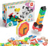 Beblox Building Blocks for Kids - 250-Piece Connecting Tiles Set - Interlocking