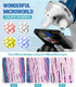 58-Piece Kids Microscope Kit - 100X-1200X Magnification with LED Light and Carrying Box for Ages 5-12