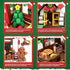 GIVFOZAY Set, 1288PCS Christmas Gingerbread House Building, Christmas Village House Building Contain Christmas Tree