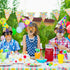 12 Pieces Dog Birthday Masks and Garland - Funny Paper Masks for Dog Theme Party Decoration