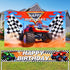 Tatuo Truck Party Decorations Supplies, Photography Background 5 x 3 Feet, Happy Birthday Banner 6 x 1 Feet for Kids