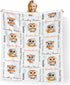 Novusopt Customized Owl Baby Blanket with Name Sherpa Blanket Personalized Owl Nursery Baby