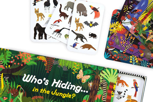 Laurence King Who's Hiding in The Jungle? A Spot and Match Game