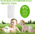 6 (19.5''-14'', Count, 10) Cotton Prefold Cloth Diapers -Fasoar Ply Baby Washable Cloth Diaper Covers for Babies
