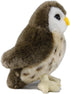 Ice King Bear Owl Stuffed Animal, Cute Plush Toy with Luminous Eyes, 10 Inches