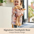0 15 GUND Toothpick Wavy Bear, Teddy Bear Stuffed Animal for Ages and Up, Gray