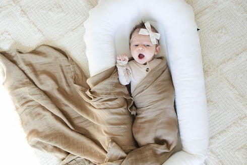 LEYL&ARI Cactus Muslin Swaddle Blanket | Soft Receiving Blankets for Infants | Cacti & Sand Design
