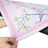 (31.5x31.5) Jongyance Pink Printed Mahjong Mat with Black Carrying Bag, Anti-Slip, Noise-Reducing, Mahjong Table Mat