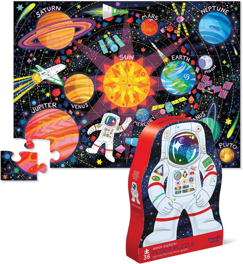 Crocodile Creek 36-Piece Jigsaw Floor Puzzle - Fun Floor Puzzles for Kids
