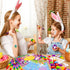 72 Set Cinrobiye Pcs Easter Party Favors Easter Basket Stuffers with Coloring Books Stacking Crayons Tattoos Stampers