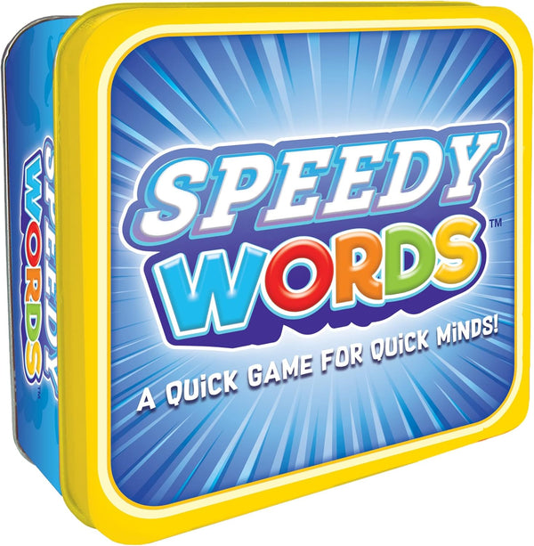 Foxmind Speedy Words Quick Word Game, Educational Card Games for Kids and Adults, Fun for 2 Players or More