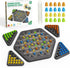 Chain Triangle Chess Game, Strategy Board Games for Kid 6-8-12, Chess Board