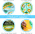 SWIMLINE 68 Inch Sprinkler Mat and Splash Play Mini Pool Outdoor Water Toy Safari Adventure | for Kids and Family Fun |