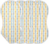 decor gift 4 Pack 22x11in Cotton Large Burp Cloths for Baby Soft Touch Pastel Retro Simple Stripe Yellow Baby Cloth