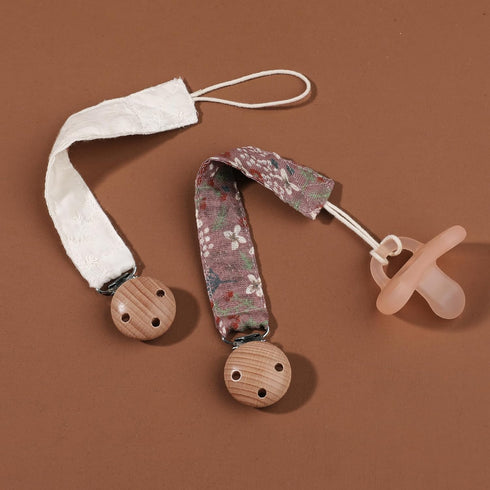 Angelhouse 100% Baby Pacifier Holder for Boys and Girls, Teething Straps Unisex Design, Smoother Clip Handmade Braided