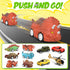 11 1 3-5, 10 3 4 5, SpringFlower in Dinosaur Toys, Dinosaur Toys for Kids Dinosaur Truck with Pull Back Cars, Toddler