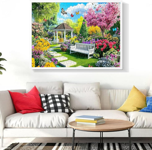 WSCXSC 500 500 20.5x15IN Jigsaw Puzzles Pieces for Adults,Spring Puzzles Pieces Adult Puzzles Games Family Challenging