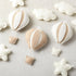 Poen 10 Pcs Star Hot Air Balloon and Cloud Nursery Decor Western Wall Decor for Bedroom Mini Felt Clouds Stars Hot Air