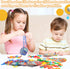240pcs C-Clips Hooks Plastic Chain Links - Counting & Linking Activity Kit, Sensory Toys for Toddlers, Educational