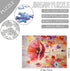Tucocoo Red Poppy Jigsaw Puzzle, 1000 Pieces for Adults, Beautiful Blossom Flowers for Family Activity Games, 20 x 27