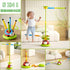 Pobaiyi 5 1 4-8 8-13 in Musical Jump Toys, Toss Ring Game Stomping Launch Rocket Launcher for Kids, Obstacle Avoidance