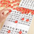 Lewtemi Vintage Bingo Board Game - Classic Bingo Cards Set with 40 Number Cards and 75 Chess for Large Parties