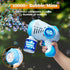 JOYIN 2 Packs Bubble Guns with 4 Bottles Bubble Solution, Light Up Automatic Bubble Machine Gun for Kids & Adults