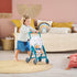 Corolle Baby Doll Stroller with Folding Canopy - Teal - Mon Premier Poupon Accessories Fit 12" Dolls for Kids Ages 18