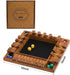 1-4 10 (12 Inches) Crobyi Shut The Box Game Wooden for PlayersEducational & Fun Wooden Board Game with Dice