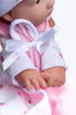 JC Toys La Baby Caucasian Baby Doll Set, 11 Inch Soft Doll, Washable, Removable Pink Outfit with Hat & Blanket, 12