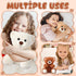 Liliful 8 Pieces 8 Inch Bear Stuffed Animal Bulk, Soft Plush Toys for Baby Shower Christmas Birthday Party Gifts