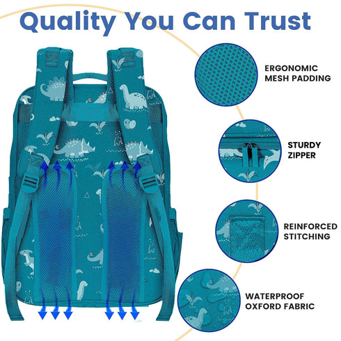 Backpack 16 PILLANI Baby Diaper Bag - Large Waterproof Travel Diaper Bag for Boys & Girls, Organizer Pockets