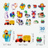 30 3-5, Dotimo PCS Farm Animals Pairing Magnetic Puzzles for Toddlers Montessori Learning Toys, Travel Toys, Preschool