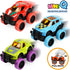 Neureyte 8 Pack Set Mini Monster Truck for Boys and Girls,Die-Cast Monster Trucks for Kids Party Favors,Pull Back