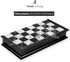 Set Set 9.7" Magnetic Travel Chess Game with Folding Board Portable and Storage Compartment Great Travel Toy by Big Mos