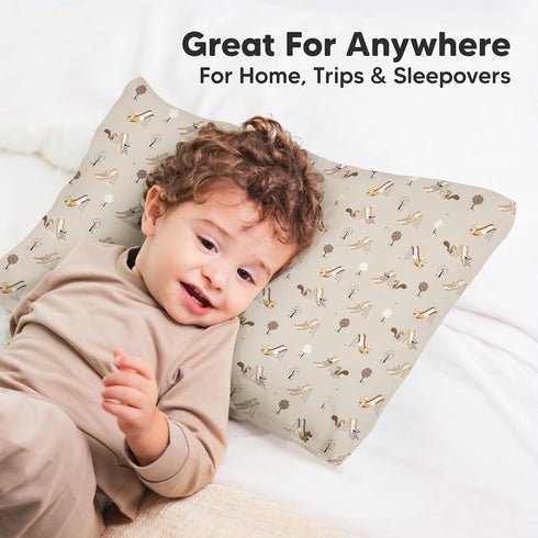 13"x18" KeaBabies Toddler Pillowcase - Organic Cotton Toddler Pillowcase for Kids, Boys, Girls, Soft & Durable Cotton