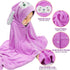 Kids,-2855 INCH Visen Premium Hooded Towel for Large Size Kids Bath Towel,Ultra Soft Hooded Towel Wrap for Boys Girls
